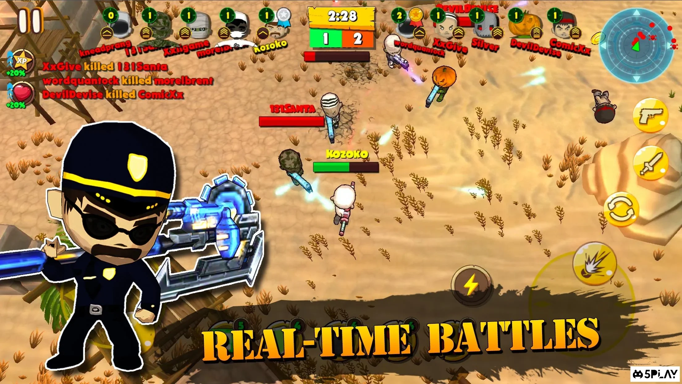 Скриншот Super Battle Online - Battle Royale Game Shooter