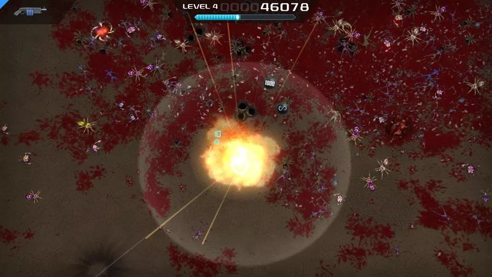 Скриншот Crimsonland