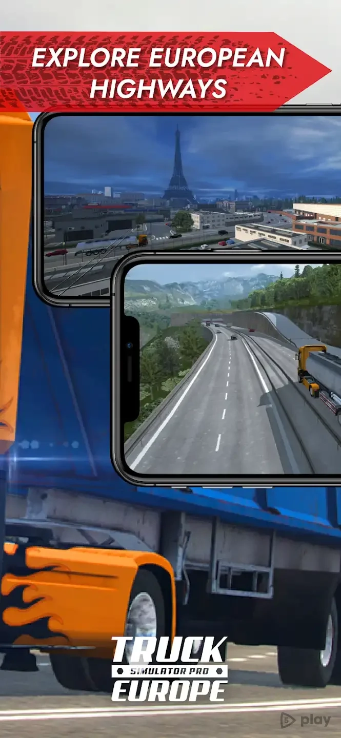 Скриншот Truck Simulator PRO Europe