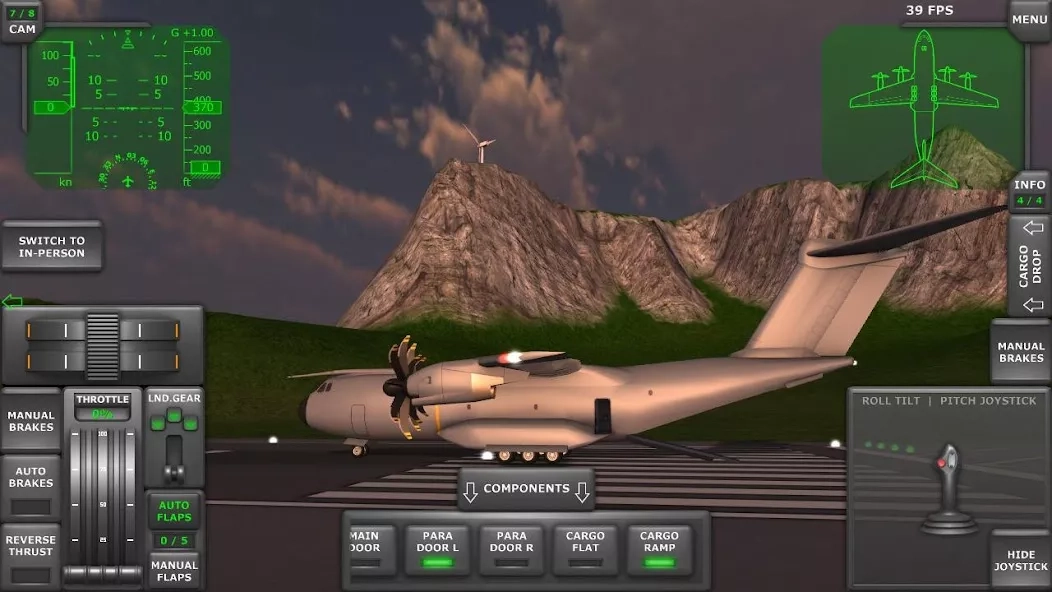 Скриншот Turboprop Flight Simulator 3D