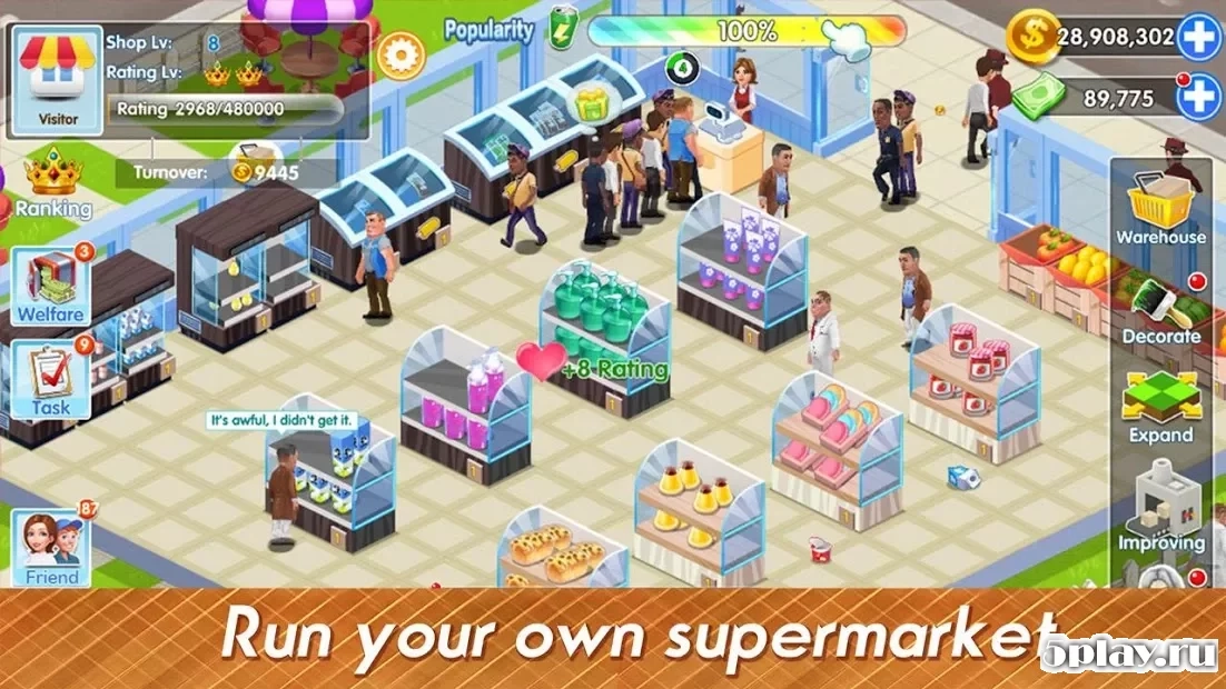 Скриншот My Supermarket Story : Store tycoon Simulation