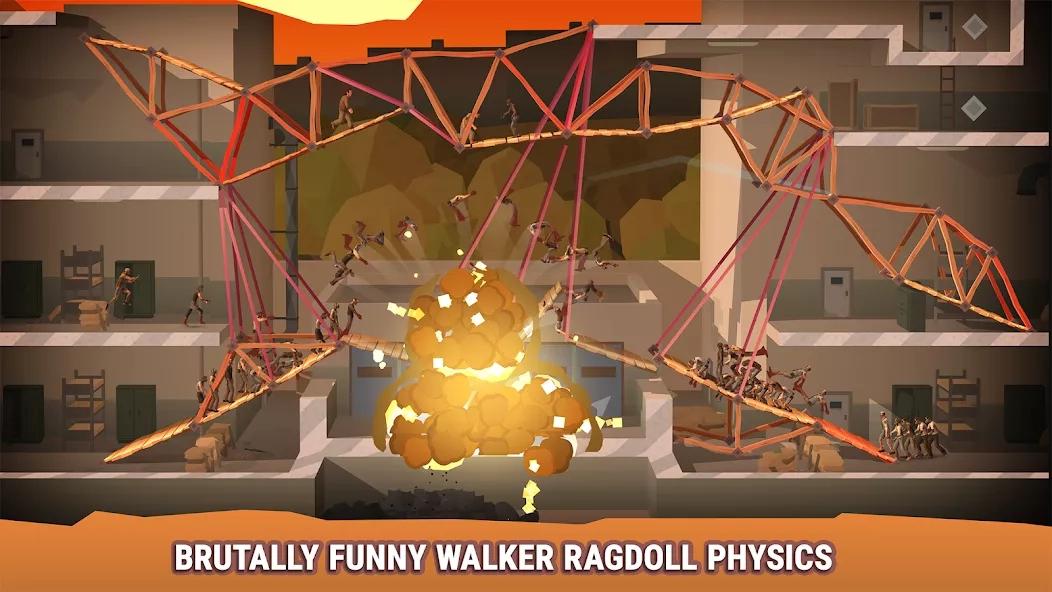 Скриншот Bridge Constructor: The Walking Dead