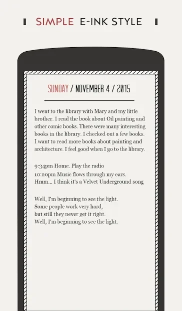 Скриншот DayGram - One line a day Diary