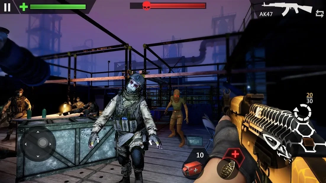 Скриншот Zombie Target - Offline zombie shooting game