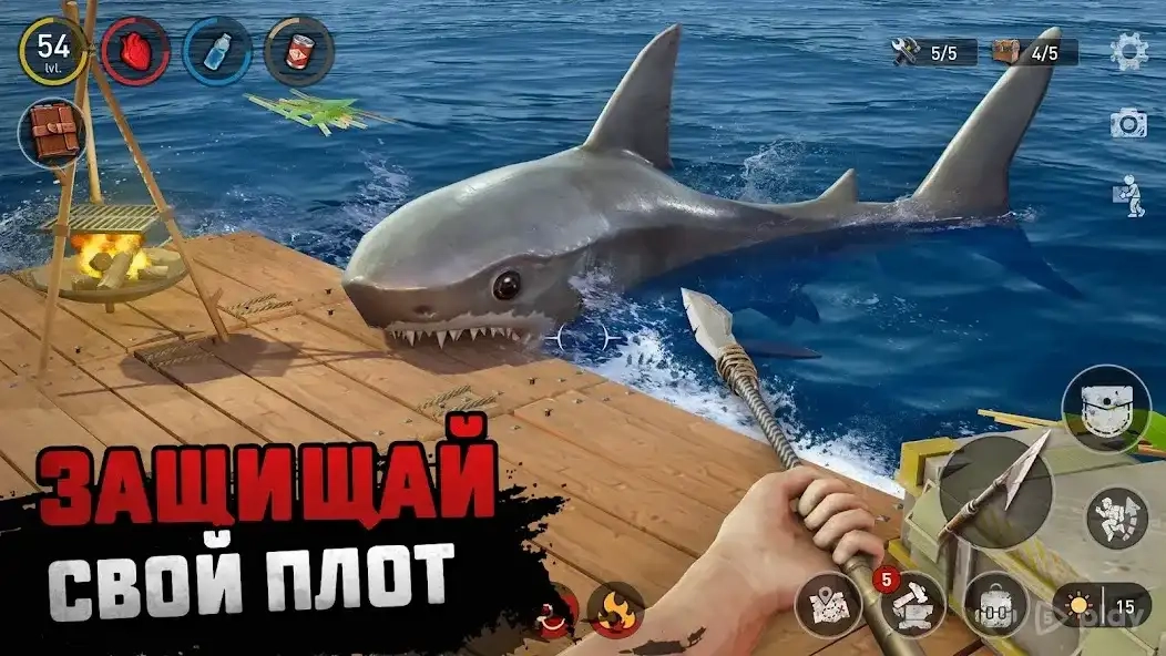 Скриншот Raft Survival: Выживание на плоту - Симулятор