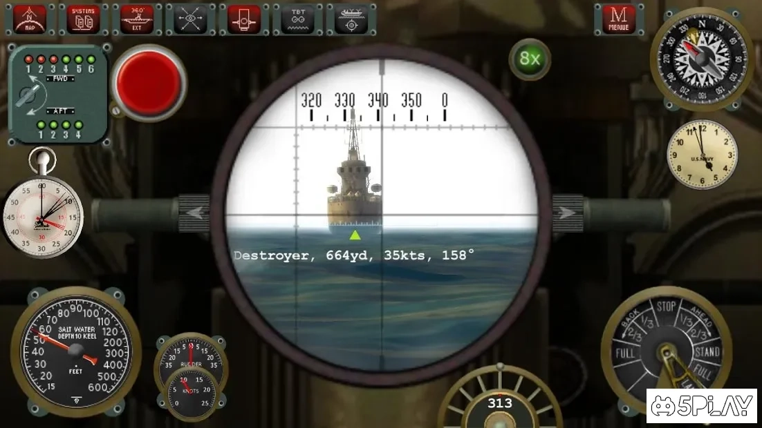Скриншот Silent Depth подводных лодок