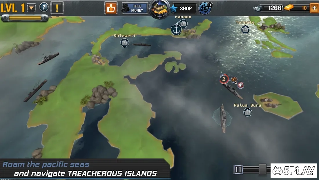 Скриншот Naval Warship: Pacific Fleet