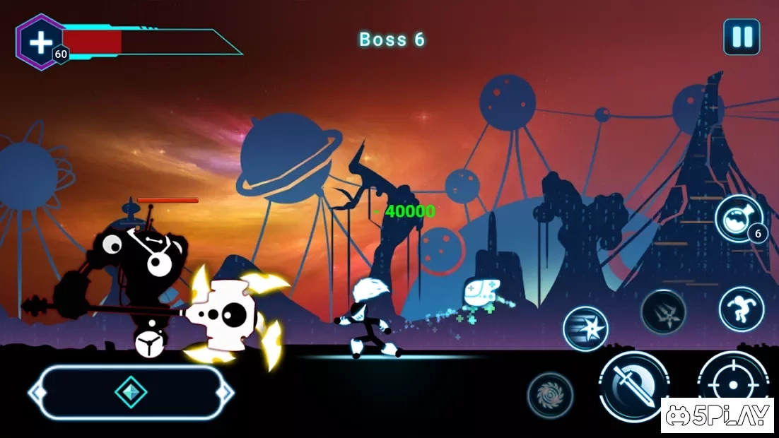 Скриншот Stickman Ghost 2: Galaxy Wars