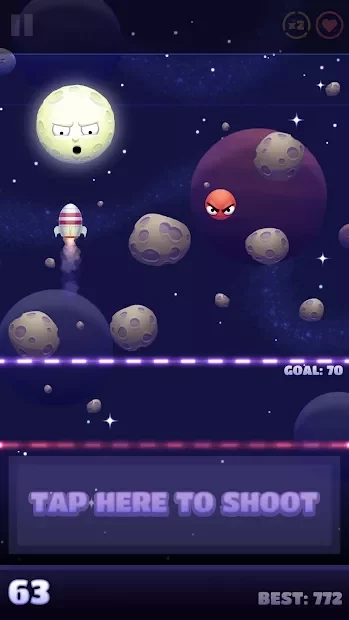 Скриншот Shoot The Moon