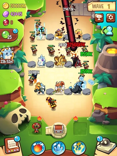 Скриншот Summoner’s Greed: Idle TD Hero