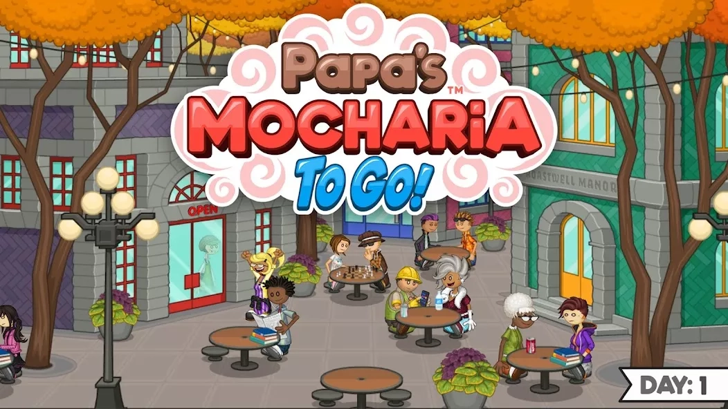 Скриншот Papa’s Mocharia To Go!