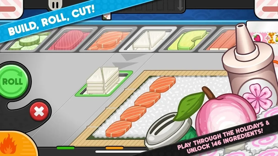 Скриншот Papa's Sushiria To Go!