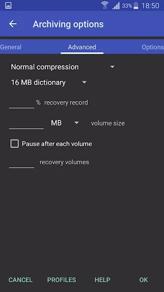Скриншот RAR for Android