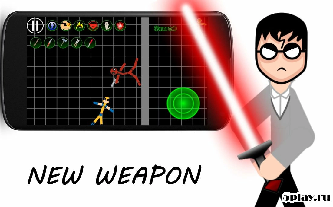 Скриншот Stickman Warriors 3 Online