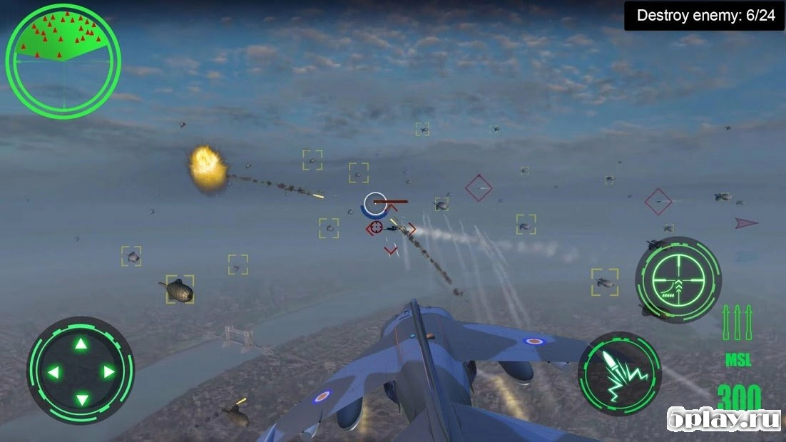 Скриншот Военный самолет 3d