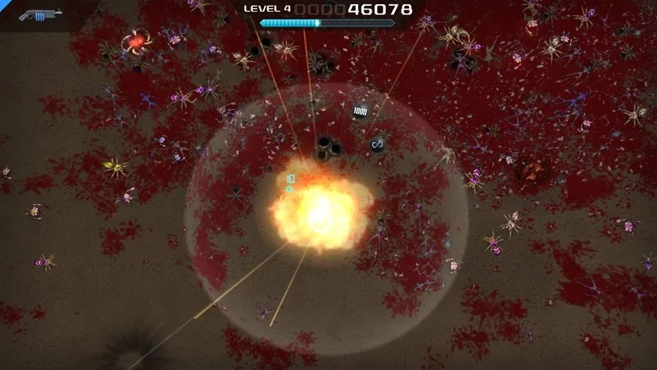 Скриншот Crimsonland