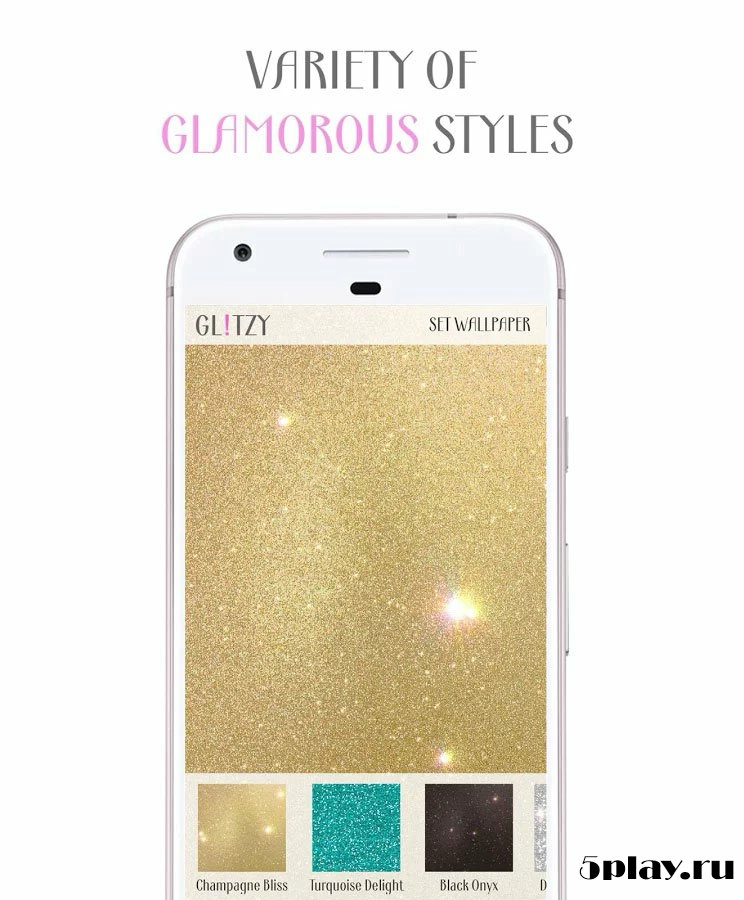 Скриншот Glitzy - Real Glitter Live Wallpaper