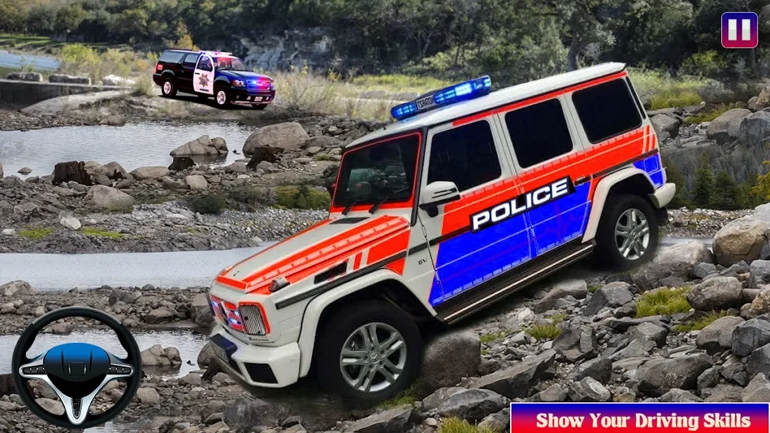 Скриншот Offroad Police Car Driving Simulator Game