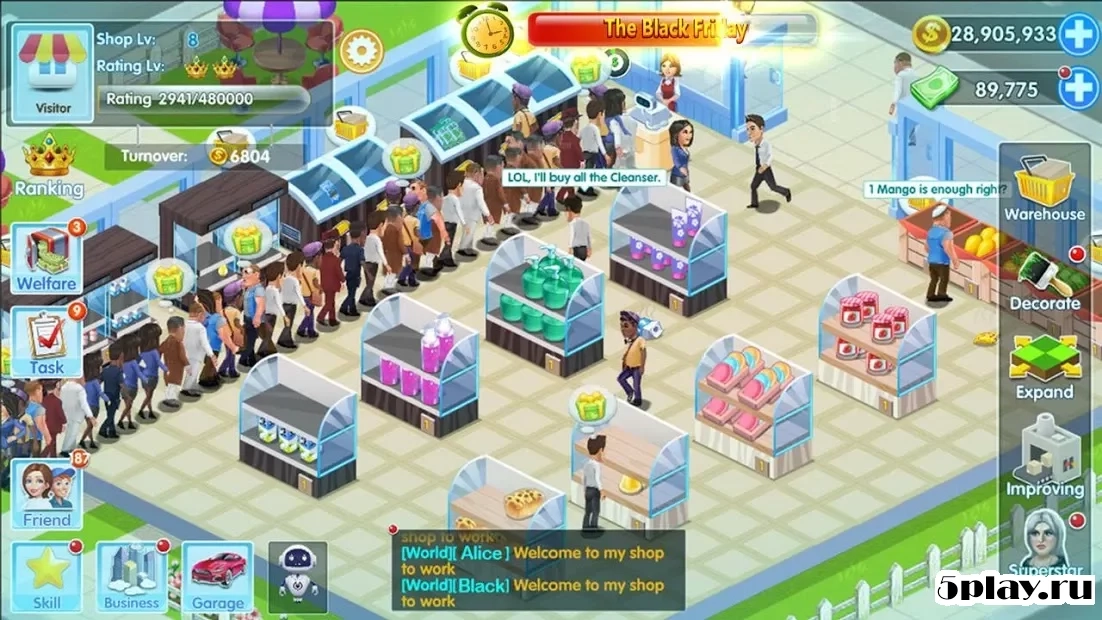 Скриншот My Supermarket Story : Store tycoon Simulation