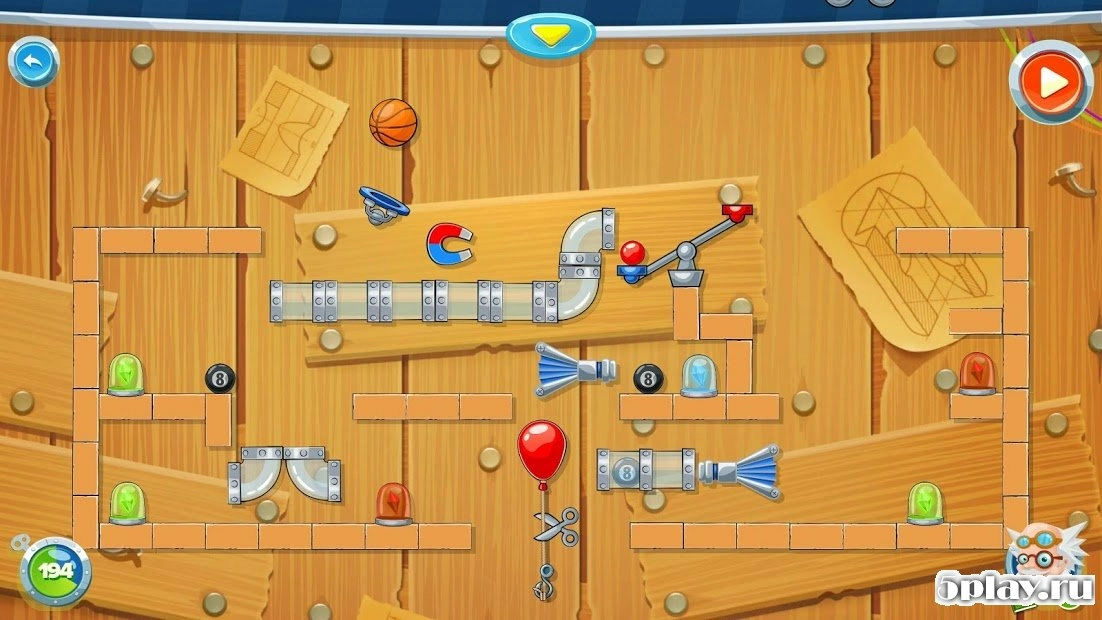 Скриншот Rube's Lab - Physics Puzzle