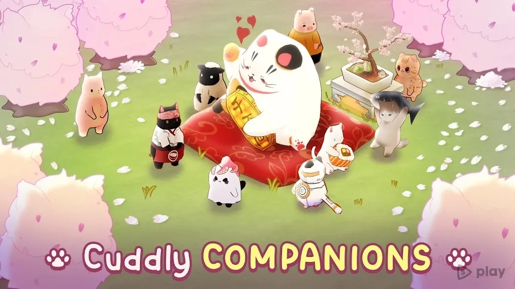 Скриншот Cat Garden - Food Party Tycoon