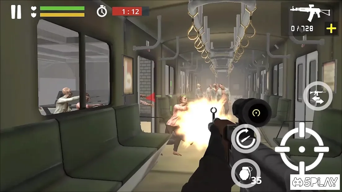 Скриншот Dead Zombie Battle : Zombie Defense Warfare
