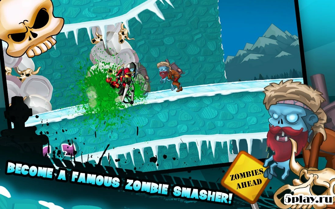 Скриншот Zombie Shooter Motorcycle Race