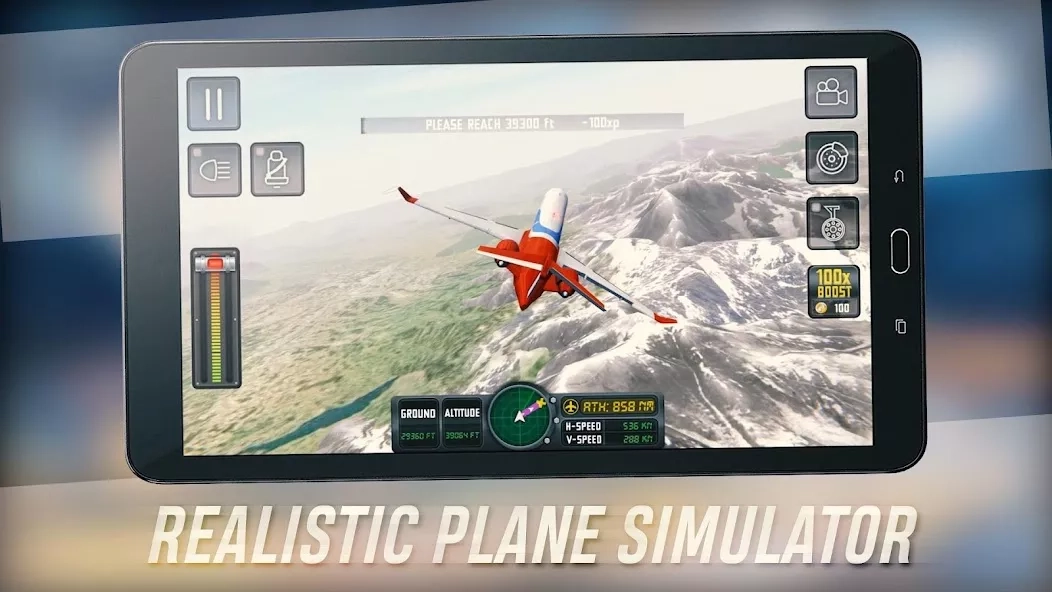 Скриншот Airplane Flight Simulator