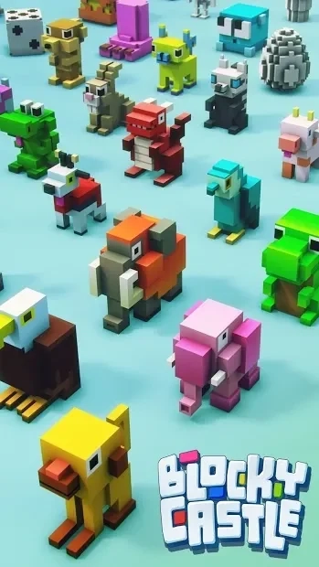 Скриншот Blocky Castle