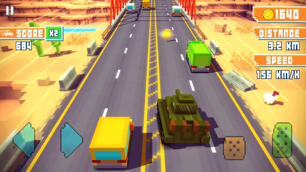 Скриншот Blocky Highway