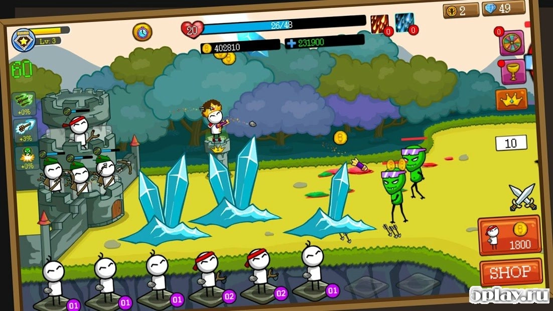 Скриншот Merge Archer : Tower Defense