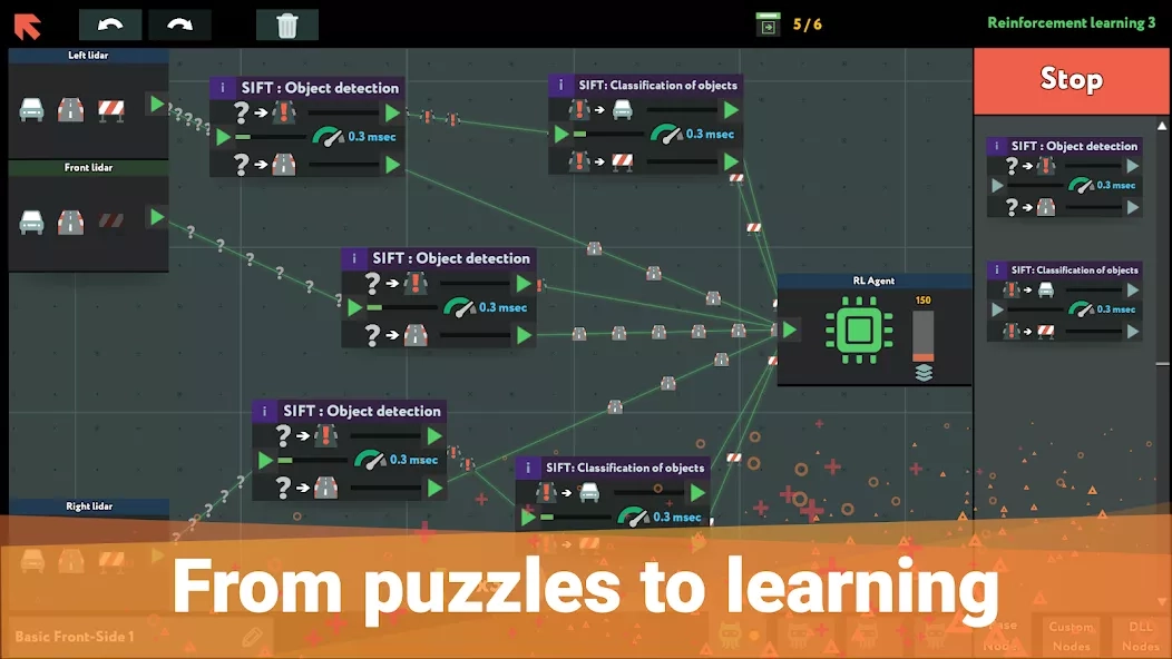 Скриншот while True: learn()