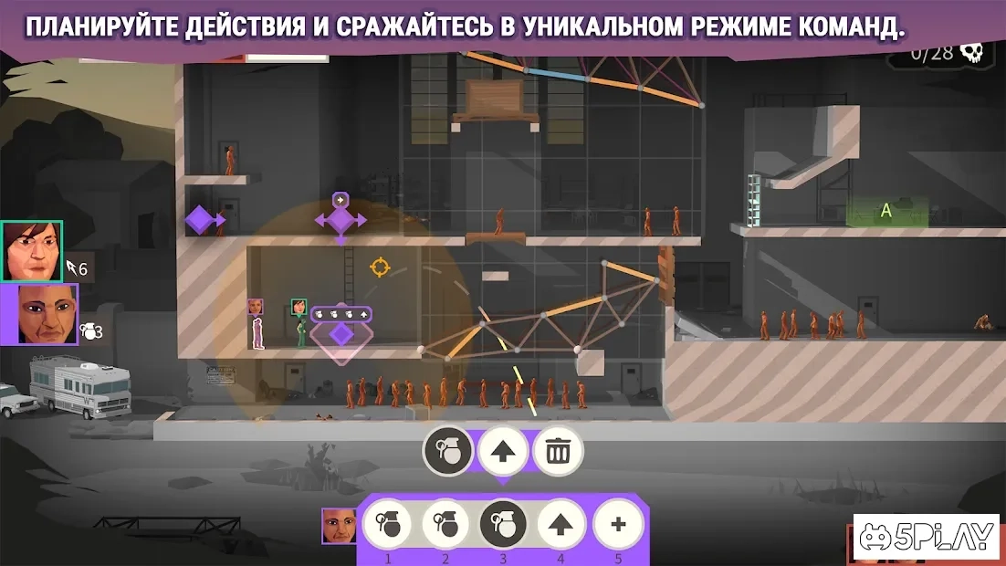Скриншот Bridge Constructor: The Walking Dead
