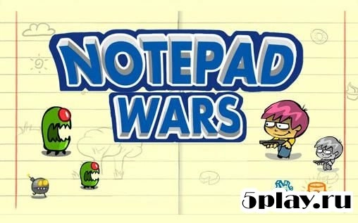 Скриншот Doodle adventure shooting: Notepad wars