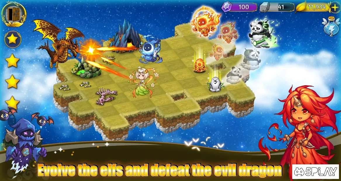 Скриншот Dragon & Elfs