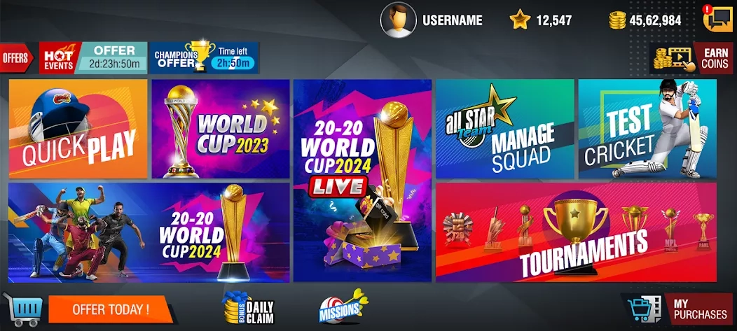 Скриншот World Cricket Championship 2