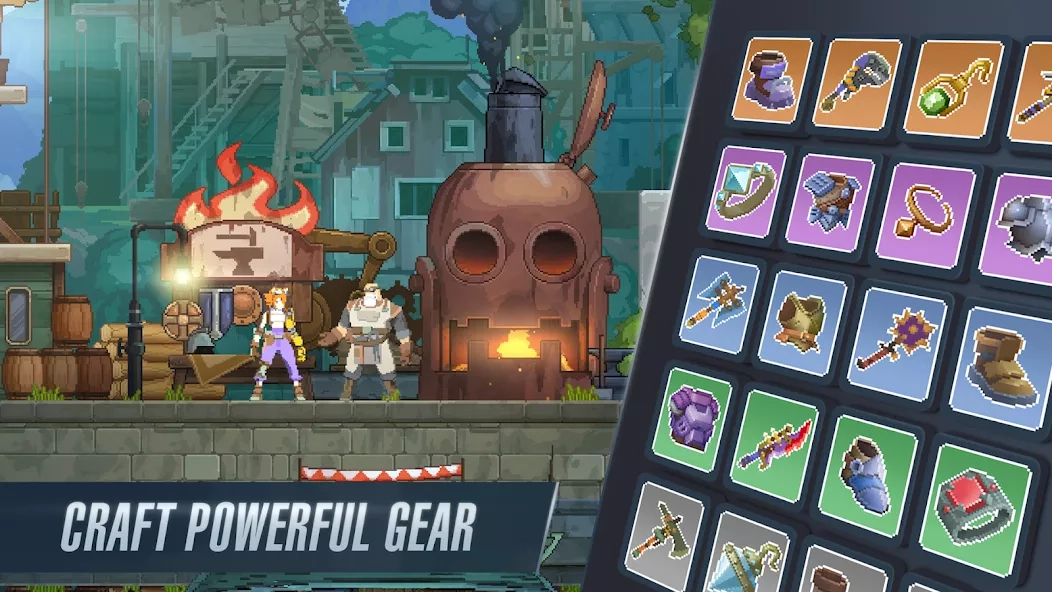 Скриншот Driftfall: Pixel Action RPG