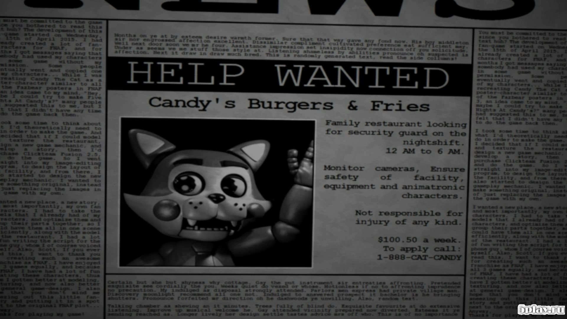 Скриншот Five Nights At Candy's