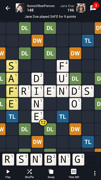 Скриншот Wordfeud Premium