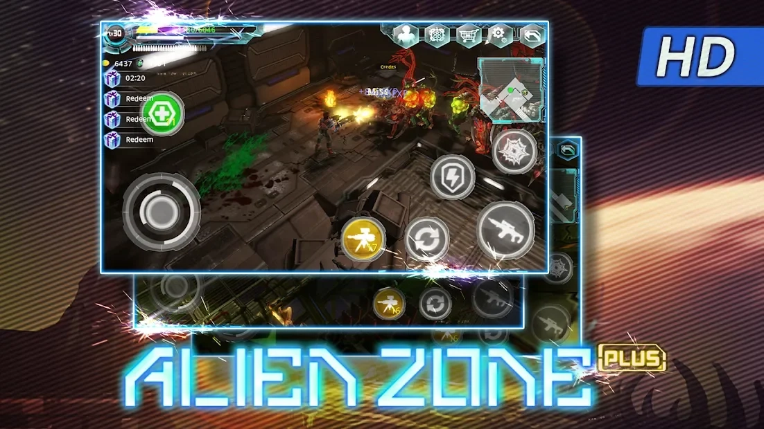 Скриншот Alien Zone Plus HD