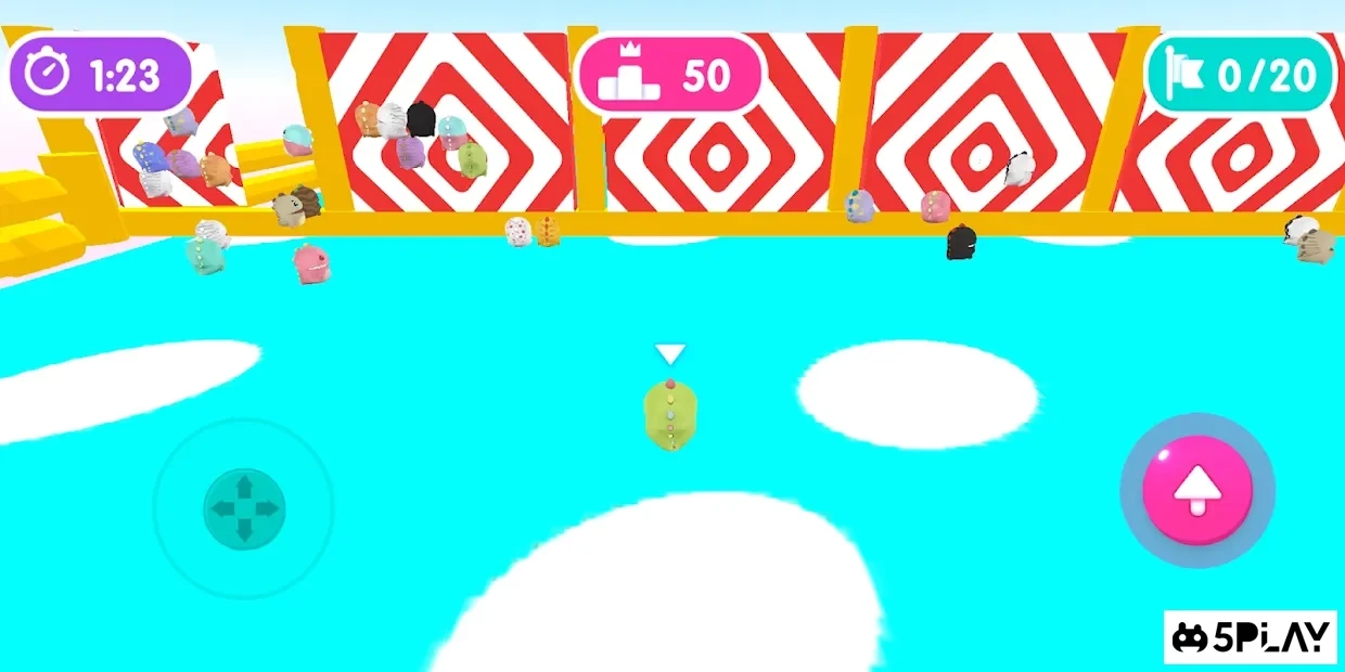 Скриншот Fall.io - Race of Dino