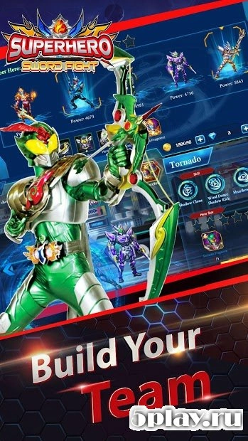 Скриншот Superheroes Fight: Sword Battle - Action RPG