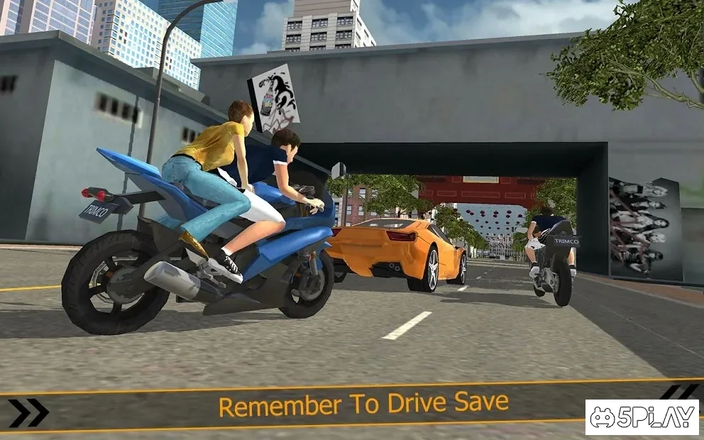Скриншот Furious City Moto Bike Racer