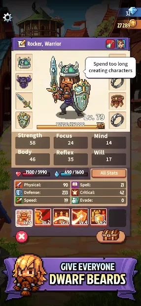 Скриншот Knights of Pen and Paper 3