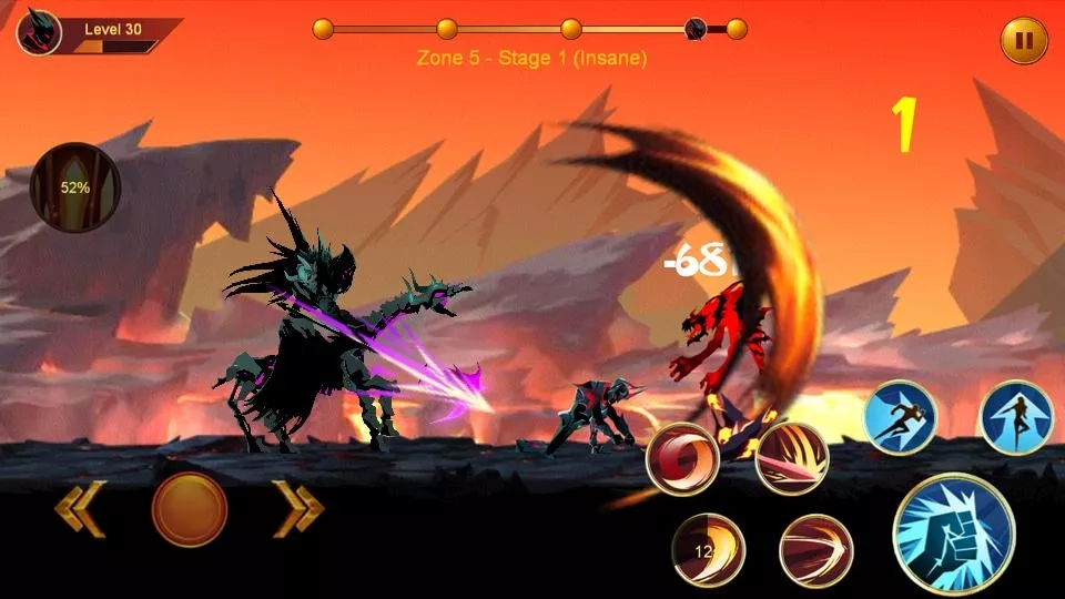 Скриншот Shadow fighter 2: Shadow &amp; ninja fighting games