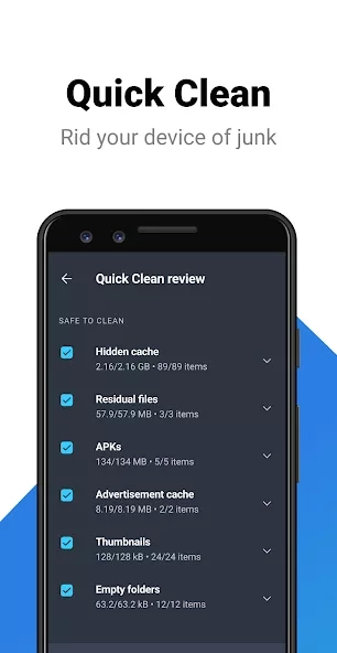 Скриншот AVG Cleaner