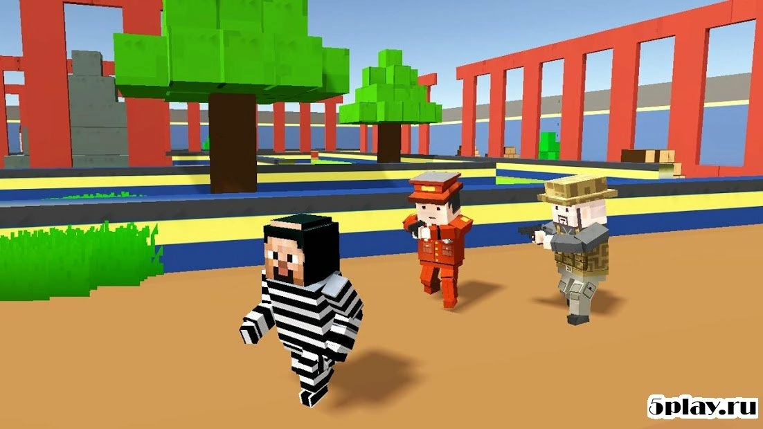 Скриншот American Jail Break - Block Strike Survival Games