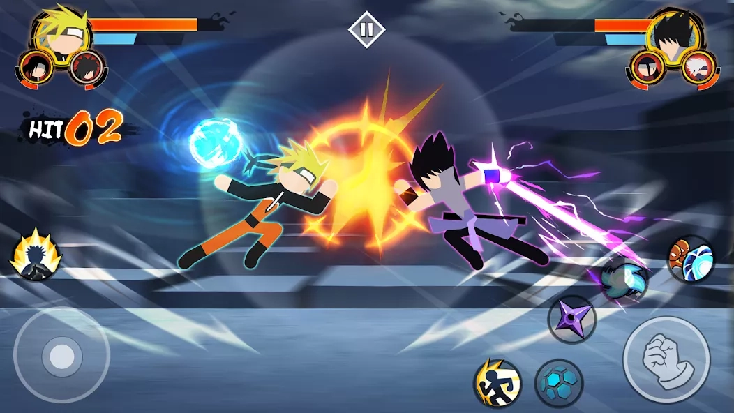 Скриншот Stickman Ninja – 3v3 Battle Arena