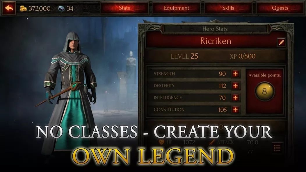 Скриншот Arcane Quest Legends – Offline RPG