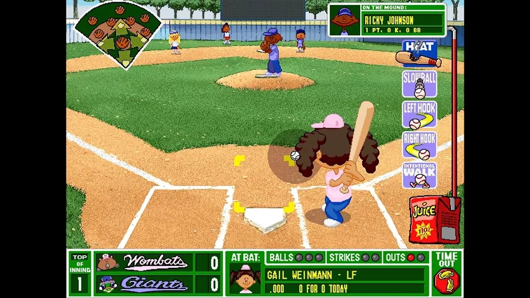 Скриншот Backyard Baseball ’97